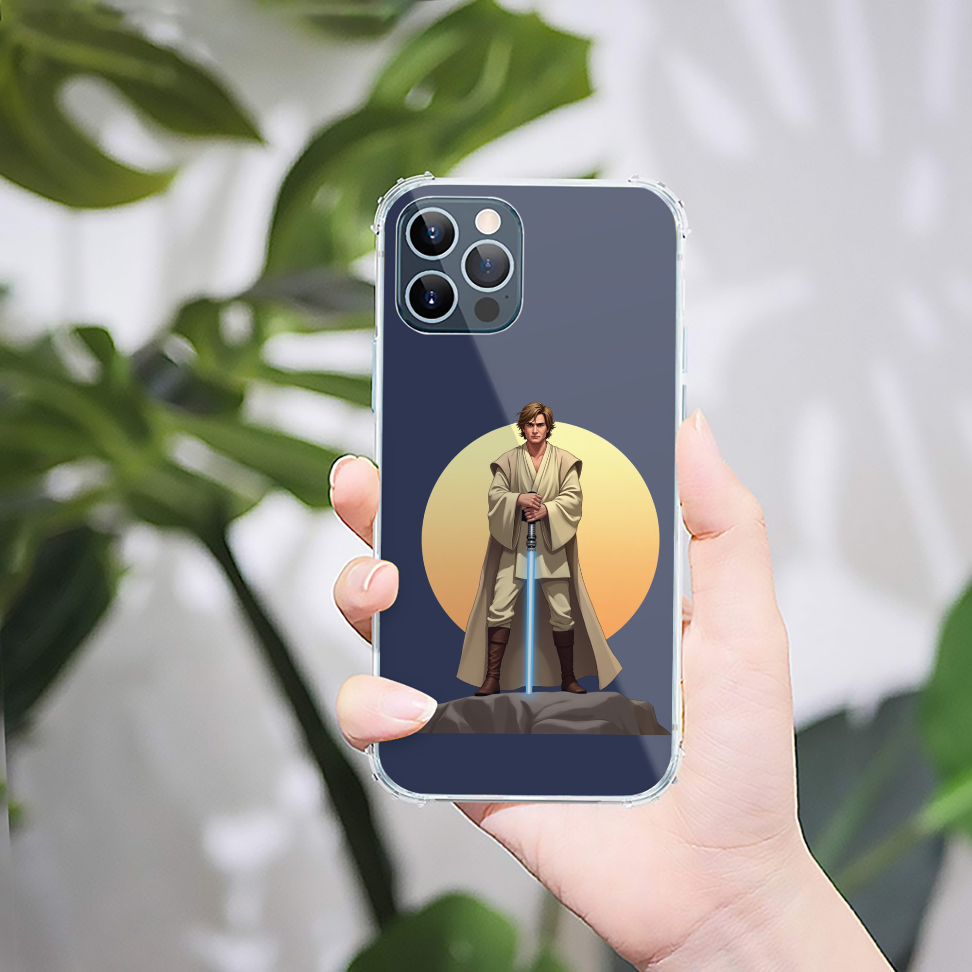 （画像用） スター・ウォーズ Star Wars 【iPhone 12シリーズ対応】透明スマホケース（クリアソフトケース）